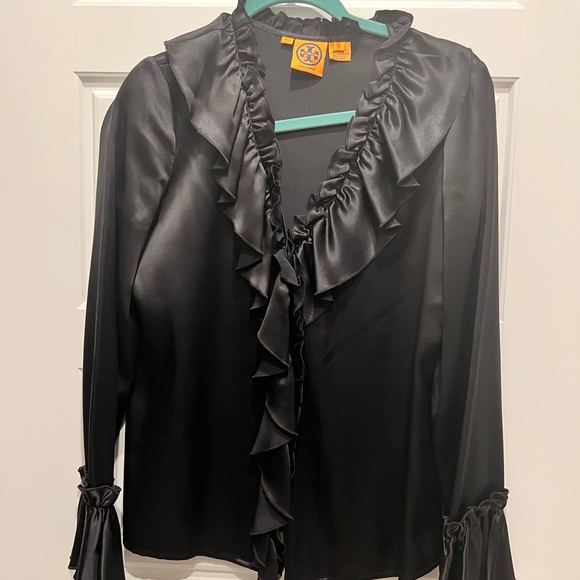 Tori Burch Silk Blouse size 6 - Picture 1 of 2
